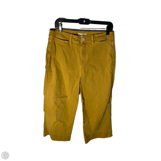 Pants Wide Leg By Loft In Yellow, Size: 10