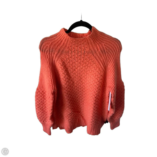 Sweater By Anthropologie In Orange, Size: Mp