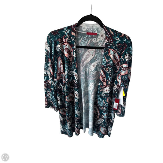 Sweater Cardigan By Red In Green & Red, Size: Xl