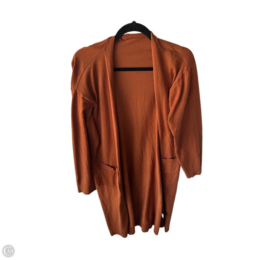 Sweater Cardigan By Cme In Orange, Size: Xl