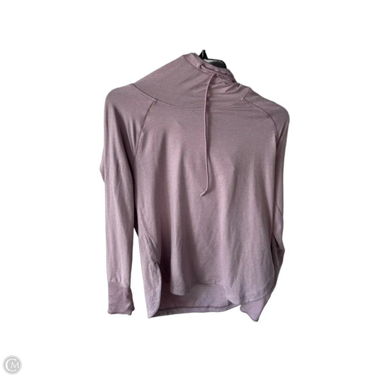 Athletic Top Long Sleeve Hoodie By Balance Collection In Pink, Size: M
