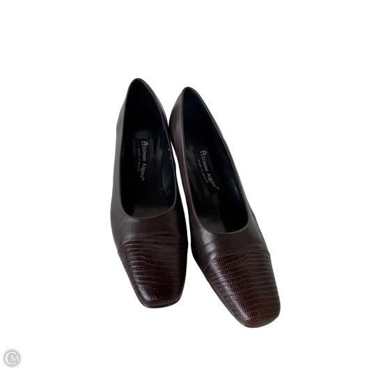 Shoes Heels Block By Etienne Aigner In Brown, Size: 8