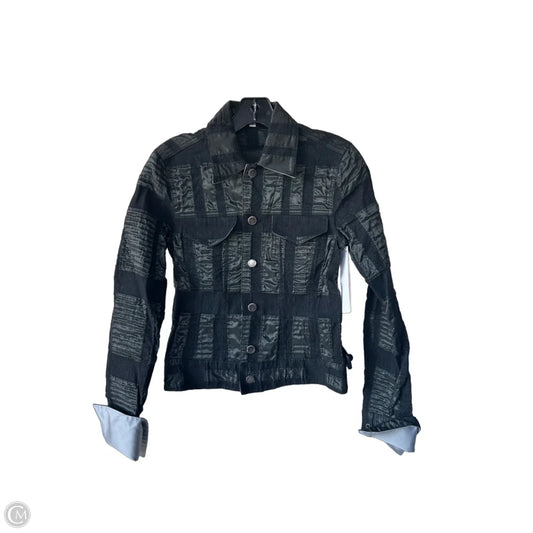 Jacket Designer By Alice + Olivia In Black & Grey, Size: S