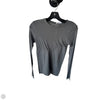 Top Long Sleeve Basic By Zara In Grey, Size: M