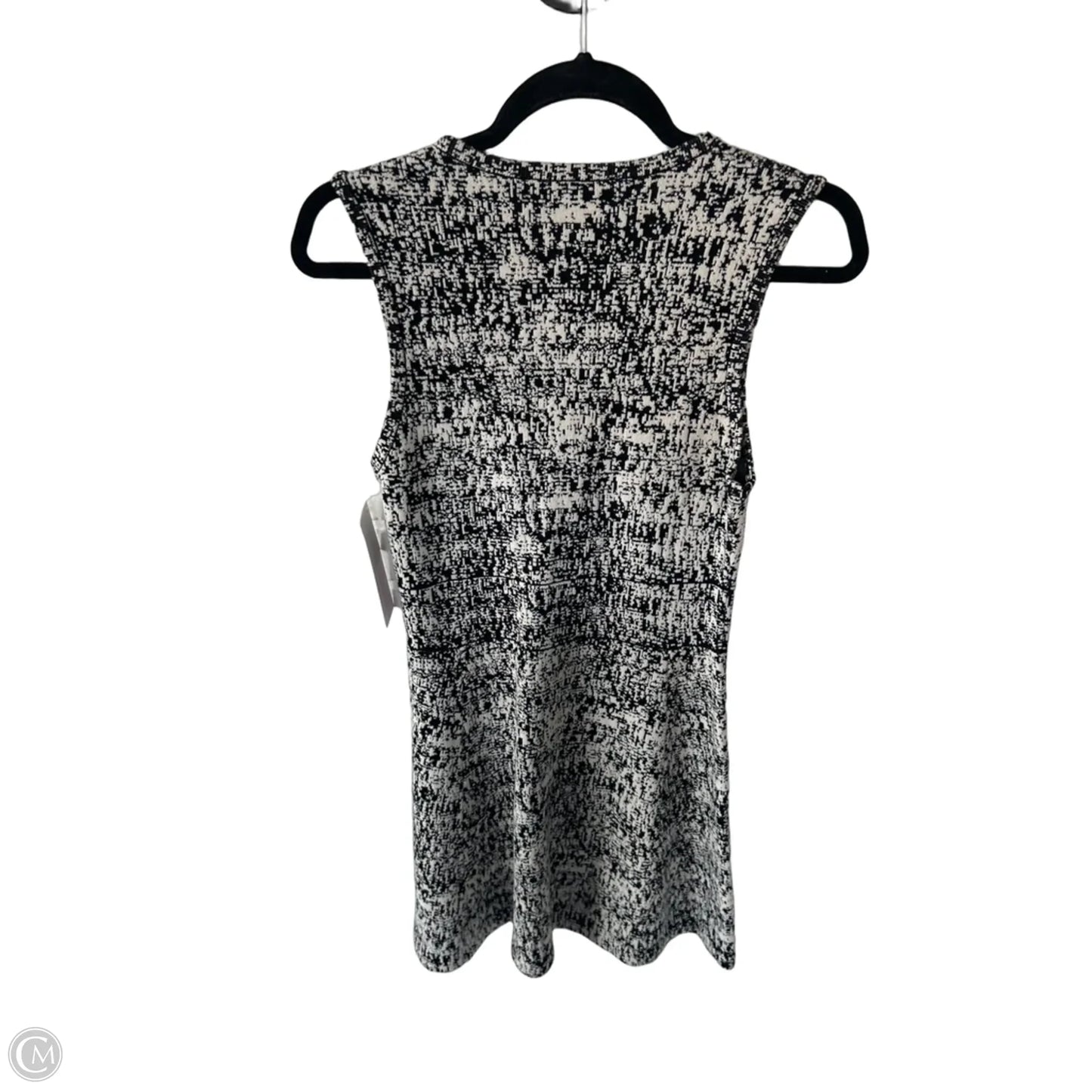 Dress Casual Short By Theory In Black & Cream, Size: M