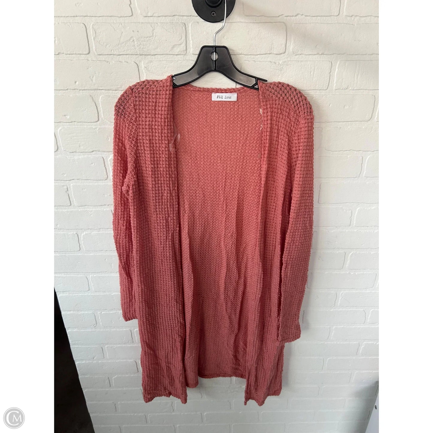 Cardigan By Clothes Mentor In Peach, Size: S