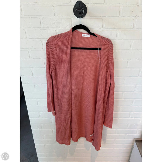 Cardigan By Clothes Mentor In Peach, Size: L