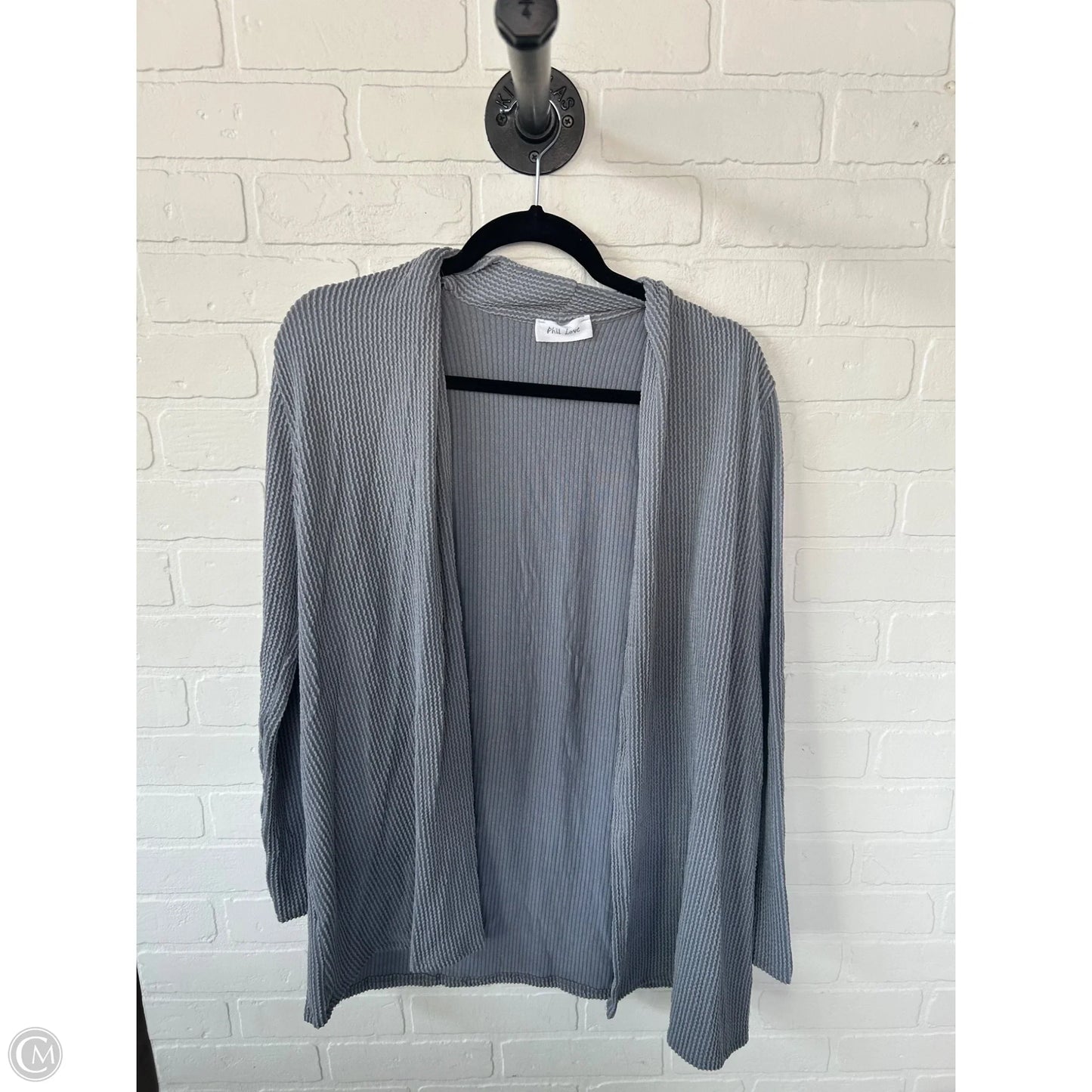 Cardigan By Clothes Mentor In Blue, Size: S