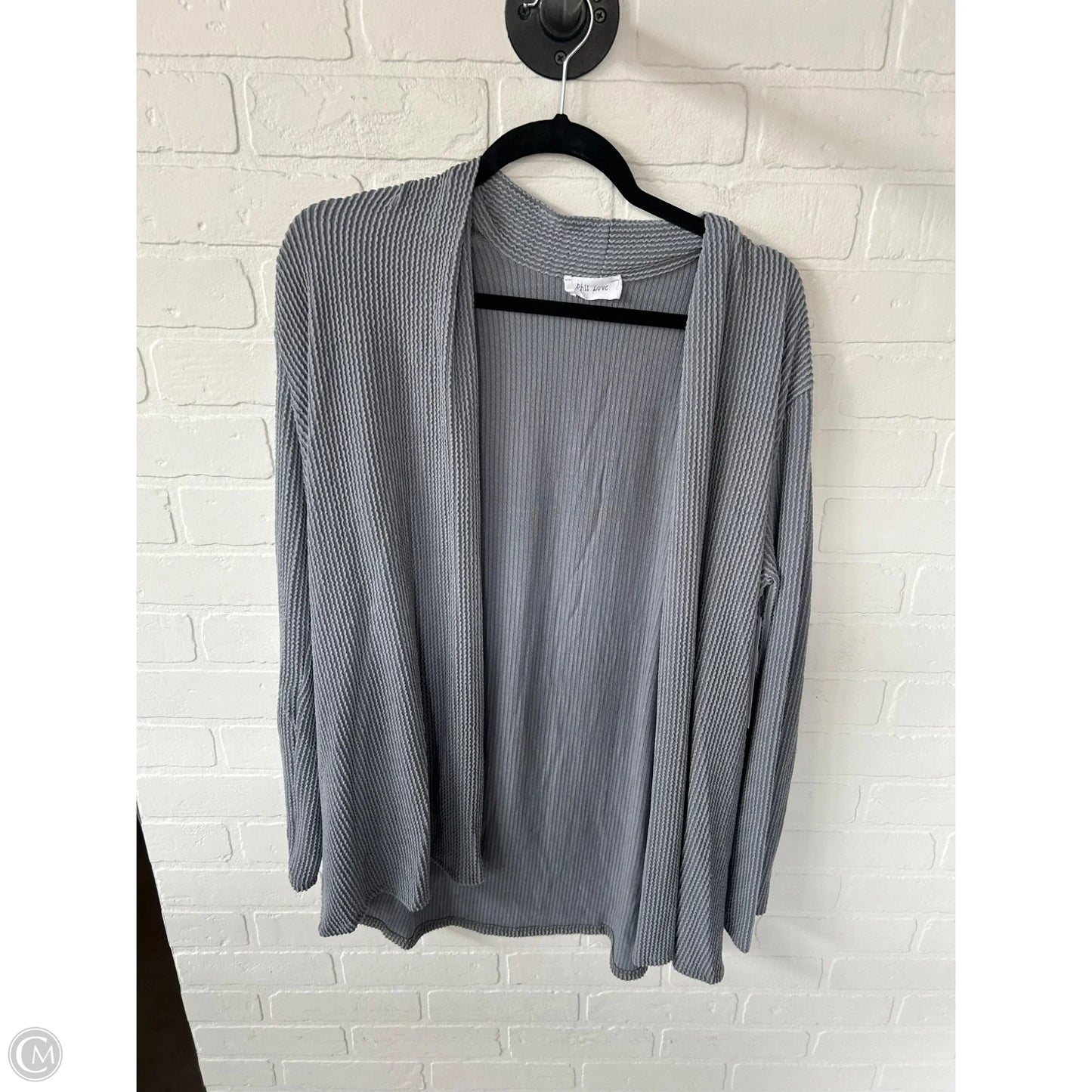 Cardigan By Clothes Mentor In Blue, Size: M