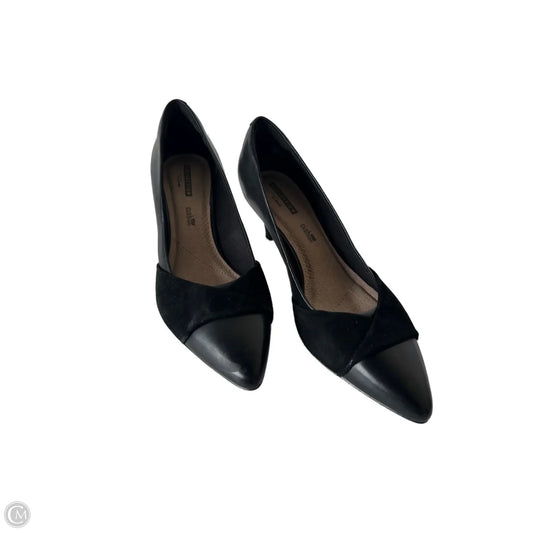 Shoes Heels Kitten By Clarks In Black, Size: 9
