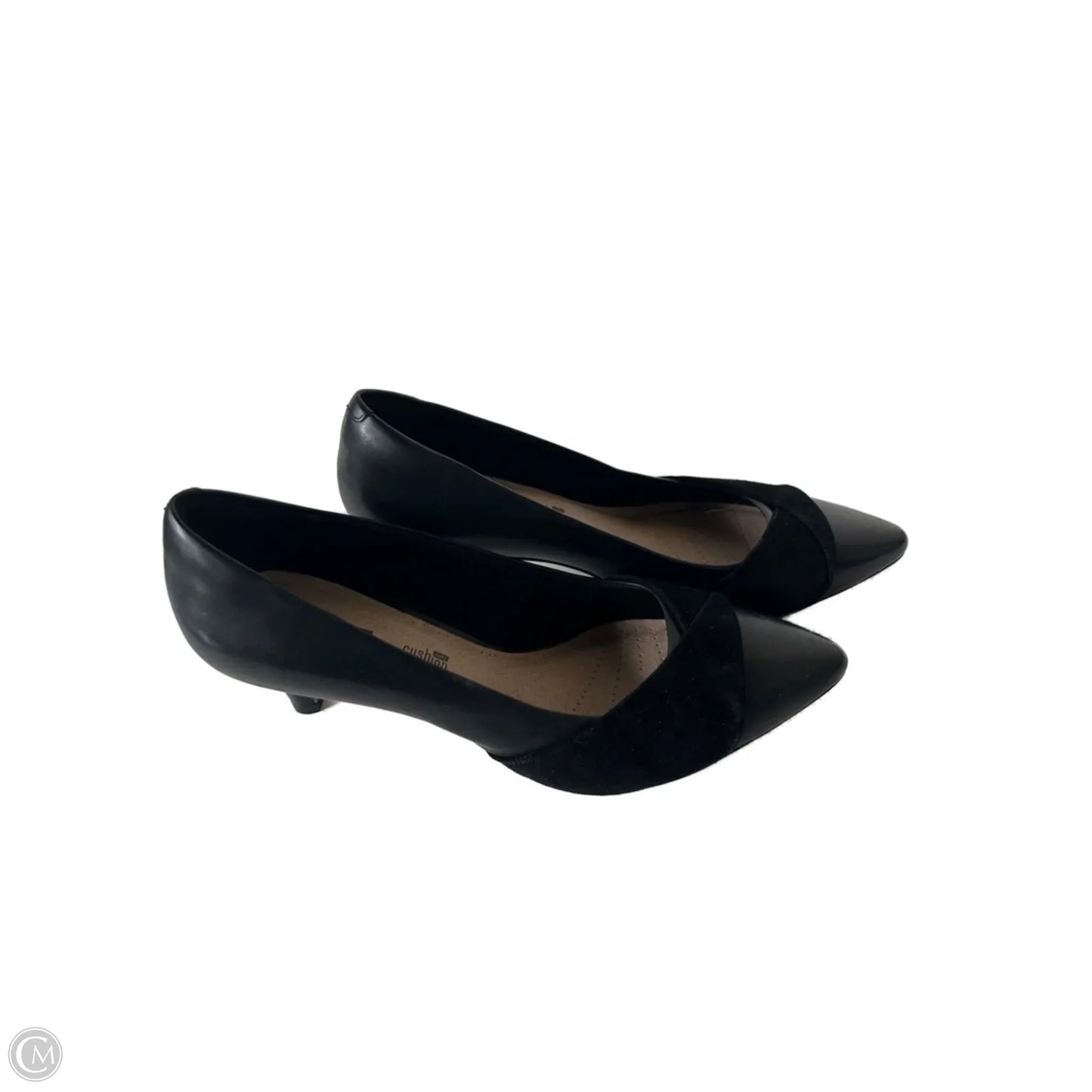 Shoes Heels Kitten By Clarks In Black, Size: 9