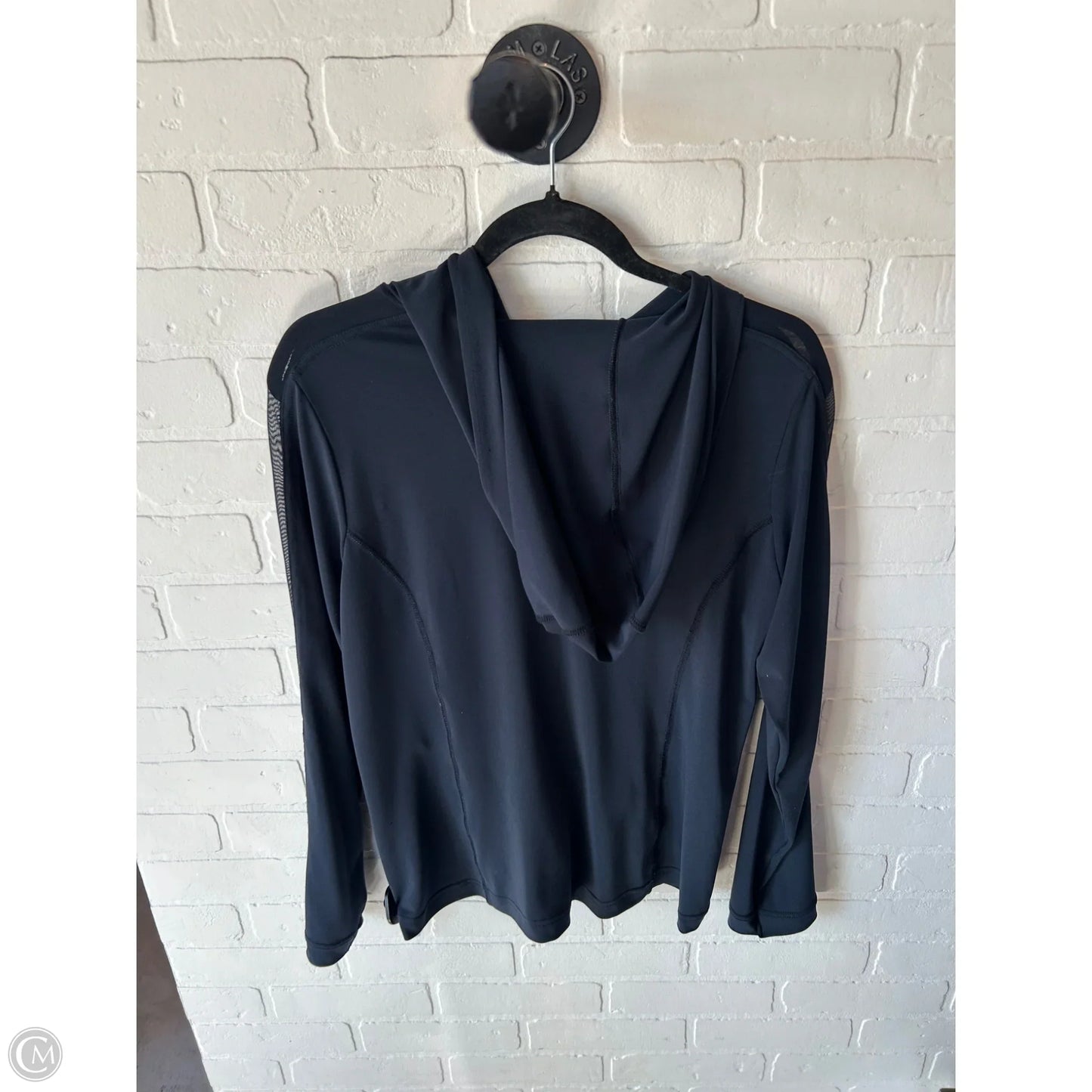 Athletic Sweatshirt Hoodie By Cabi In Navy, Size: M