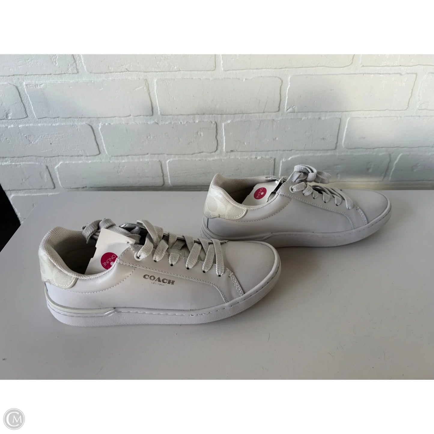 Shoes Designer By Coach In White, Size: 7.5