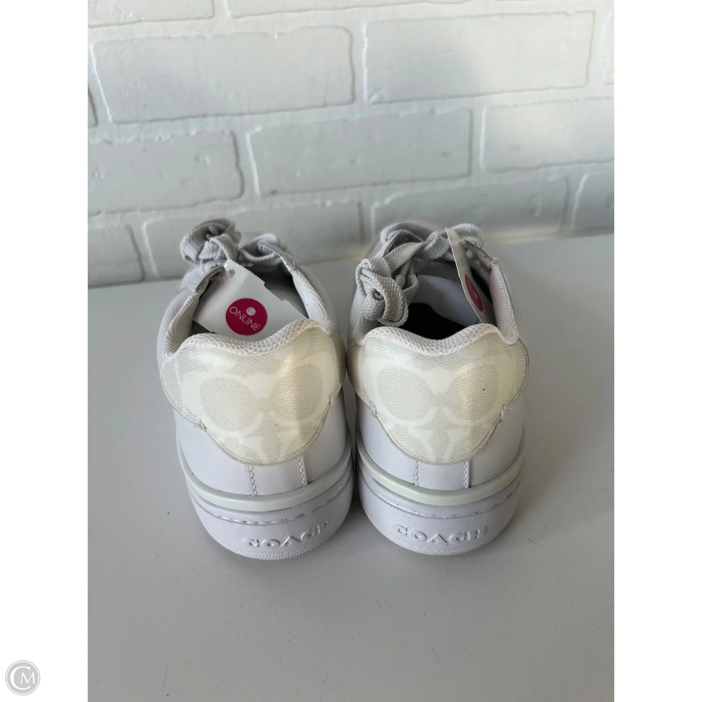 Shoes Designer By Coach In White, Size: 7.5