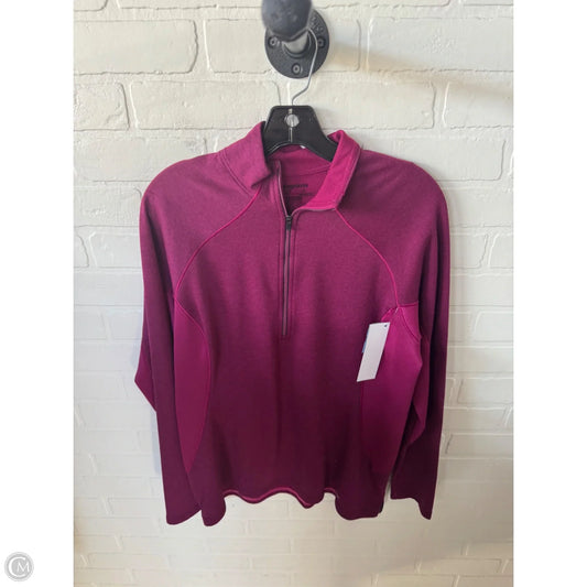 Athletic Top Long Sleeve Collar By Patagonia In Red, Size: L