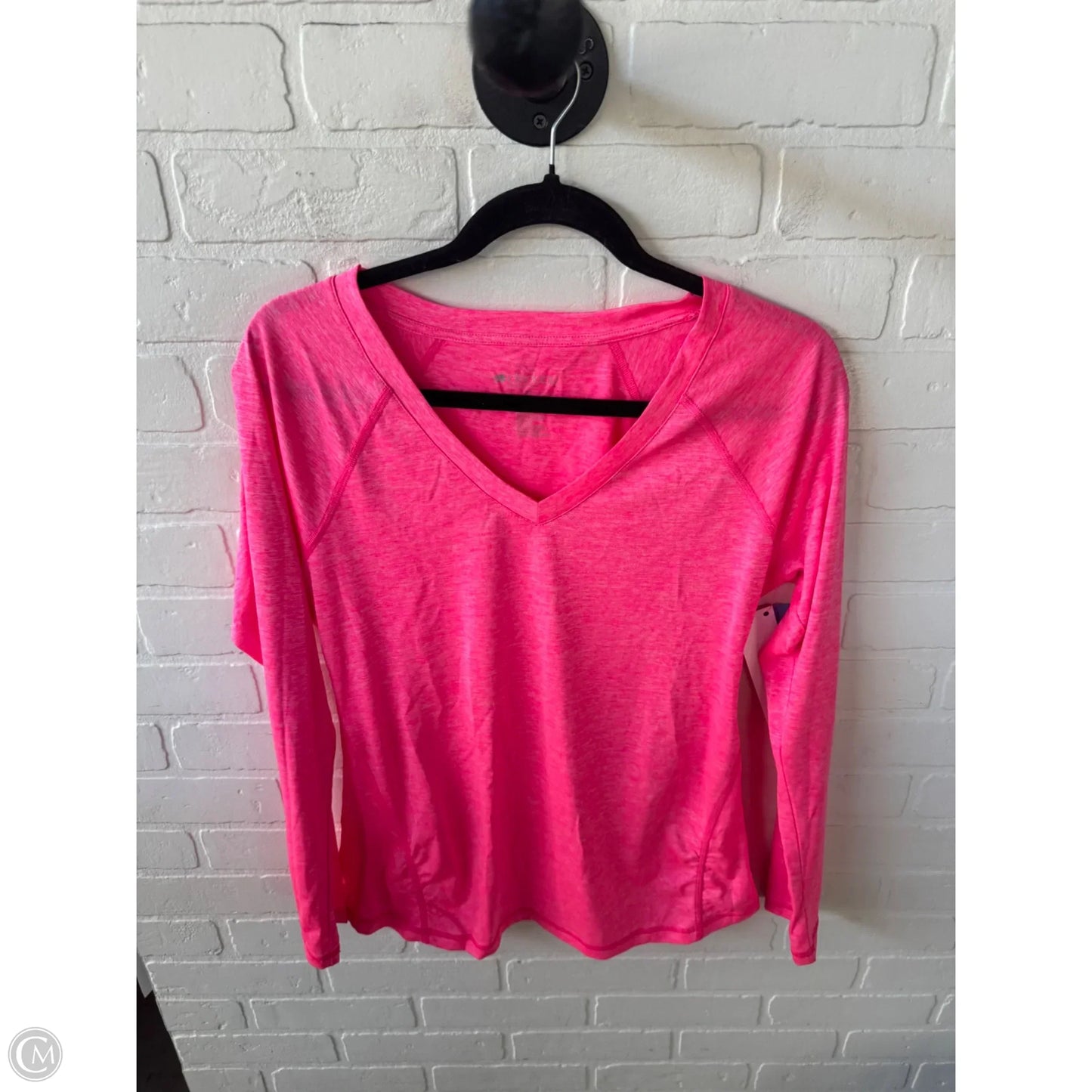 Athletic Top Long Sleeve Crewneck By Ideology In Pink, Size: S