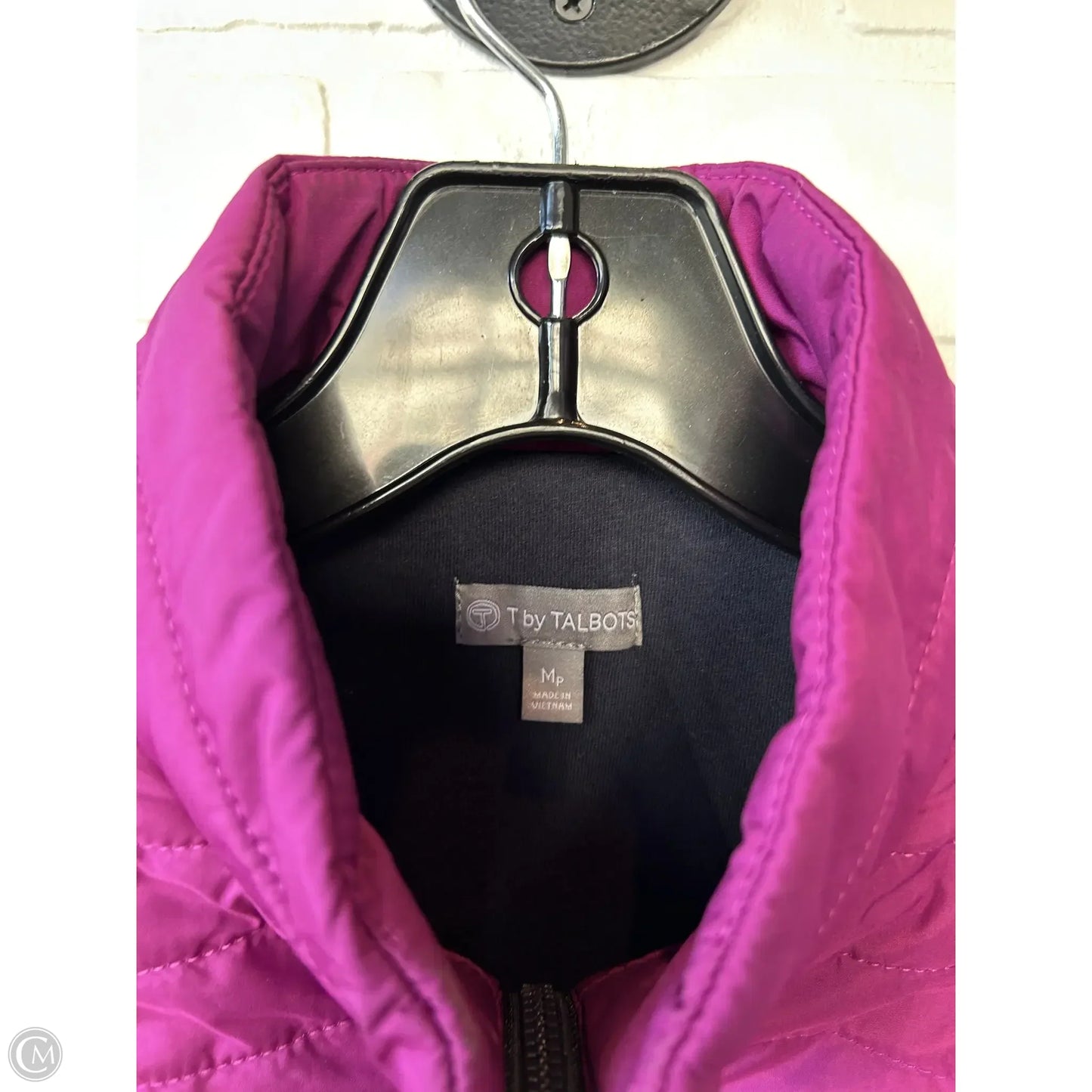 Vest Puffer & Quilted By Talbots In Purple, Size: Mp