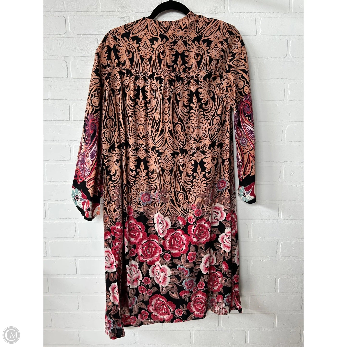 Cardigan By Angie In Orange & Pink, Size: S