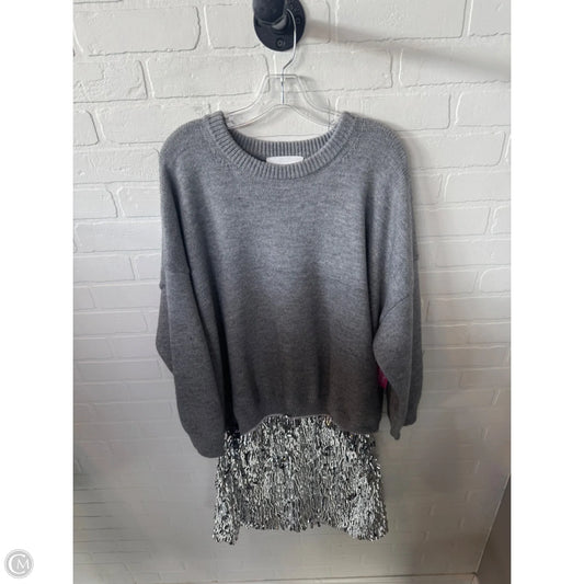 Dress Sweater By Mare Mare In Grey, Size: Xl