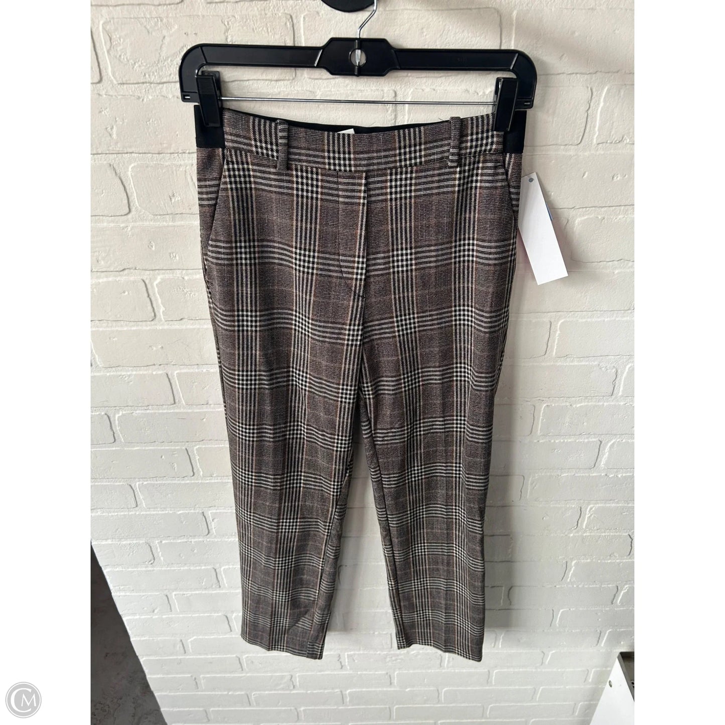 Pants Dress By H&m In Black & Cream, Size: 4