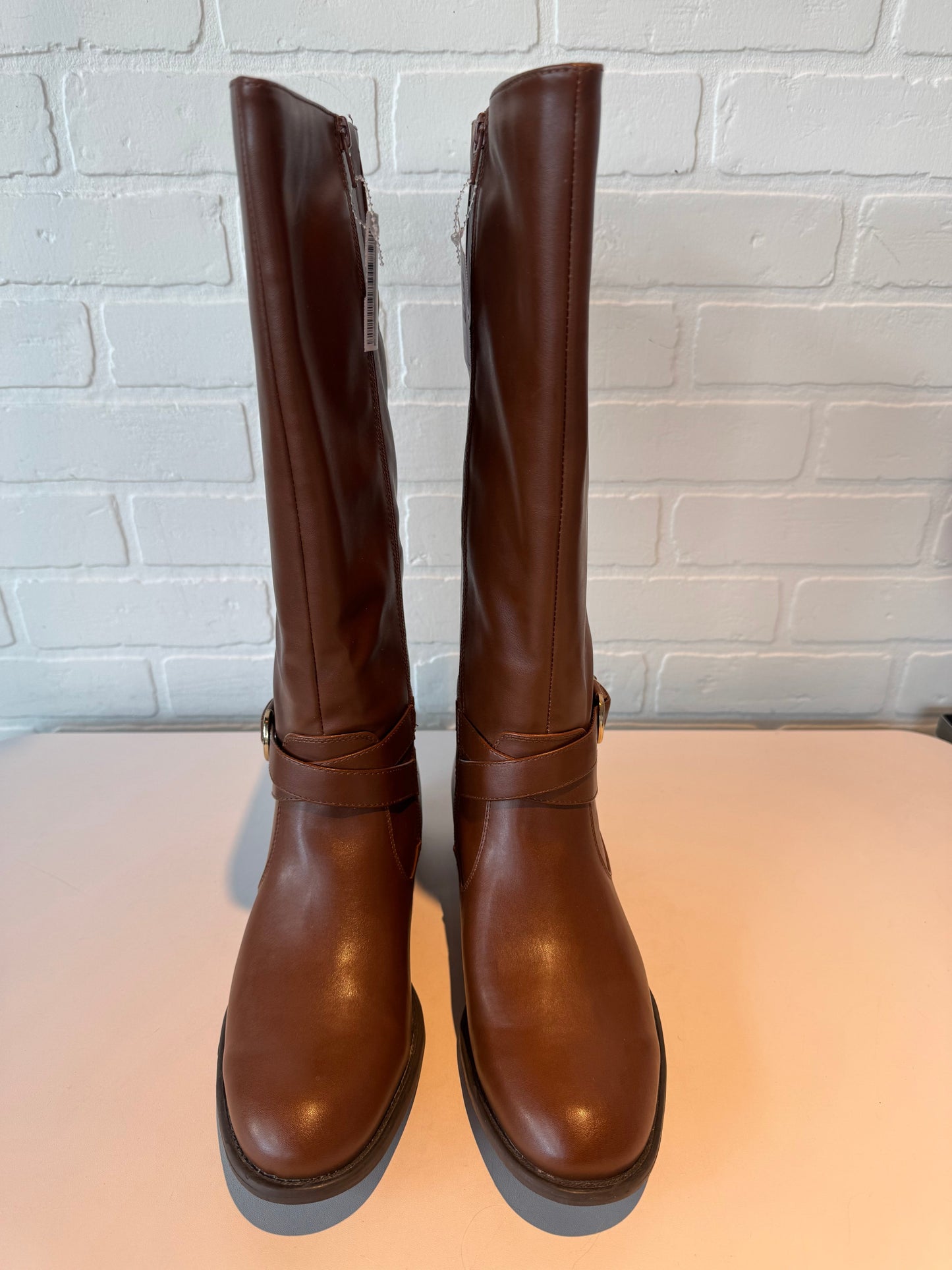 Boots Knee Flats By Bass In Brown, Size: 10