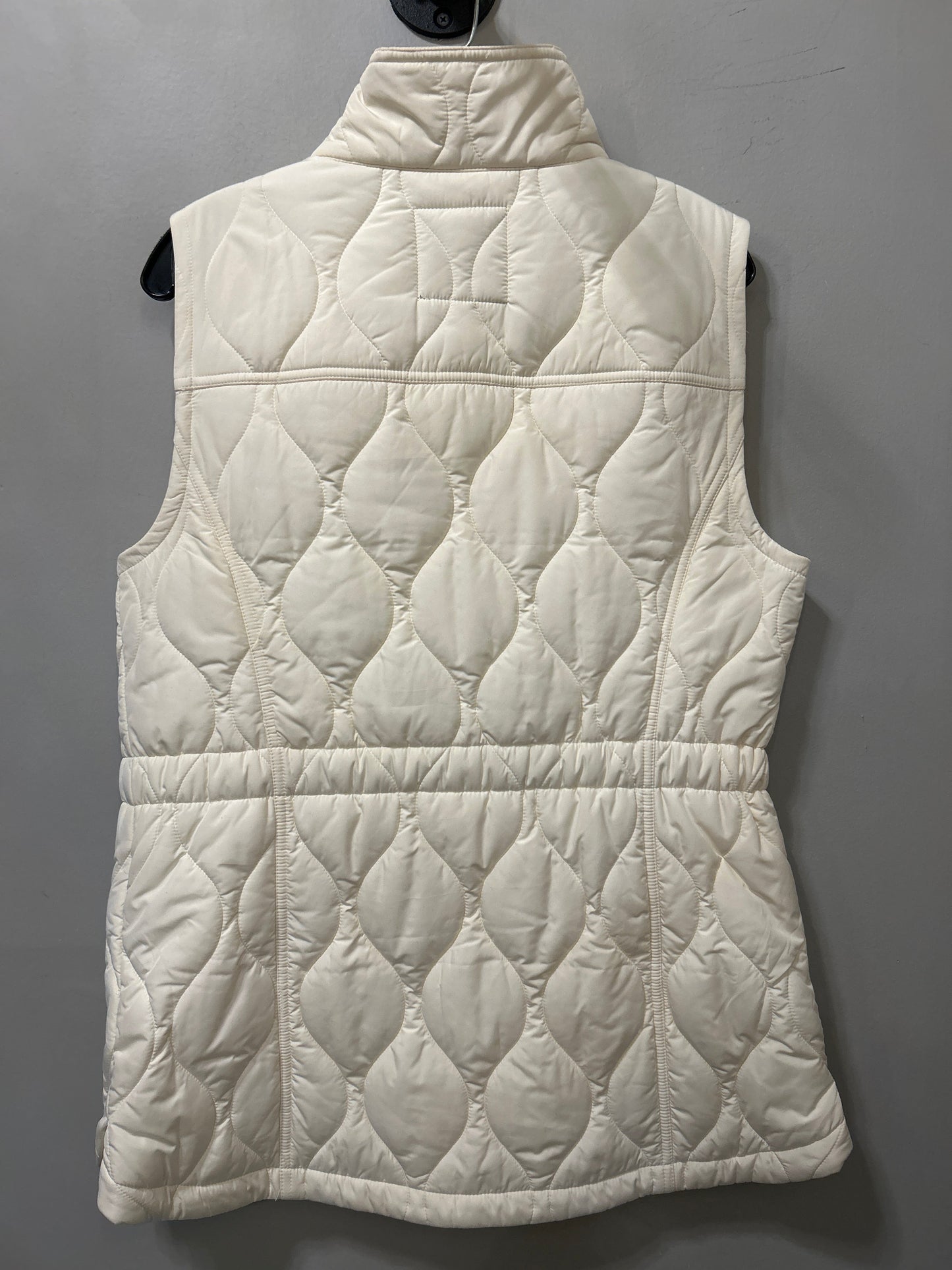 Vest Puffer & Quilted By Talbots In Cream, Size: M