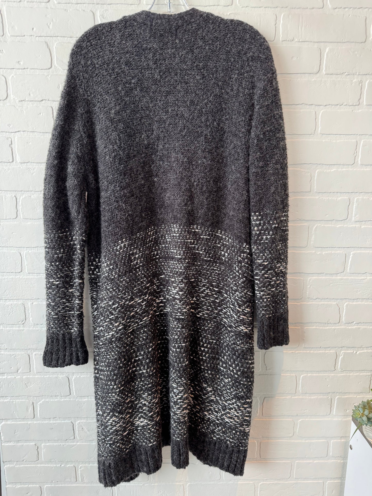Sweater Cardigan By Universal Thread In Grey, Size: L