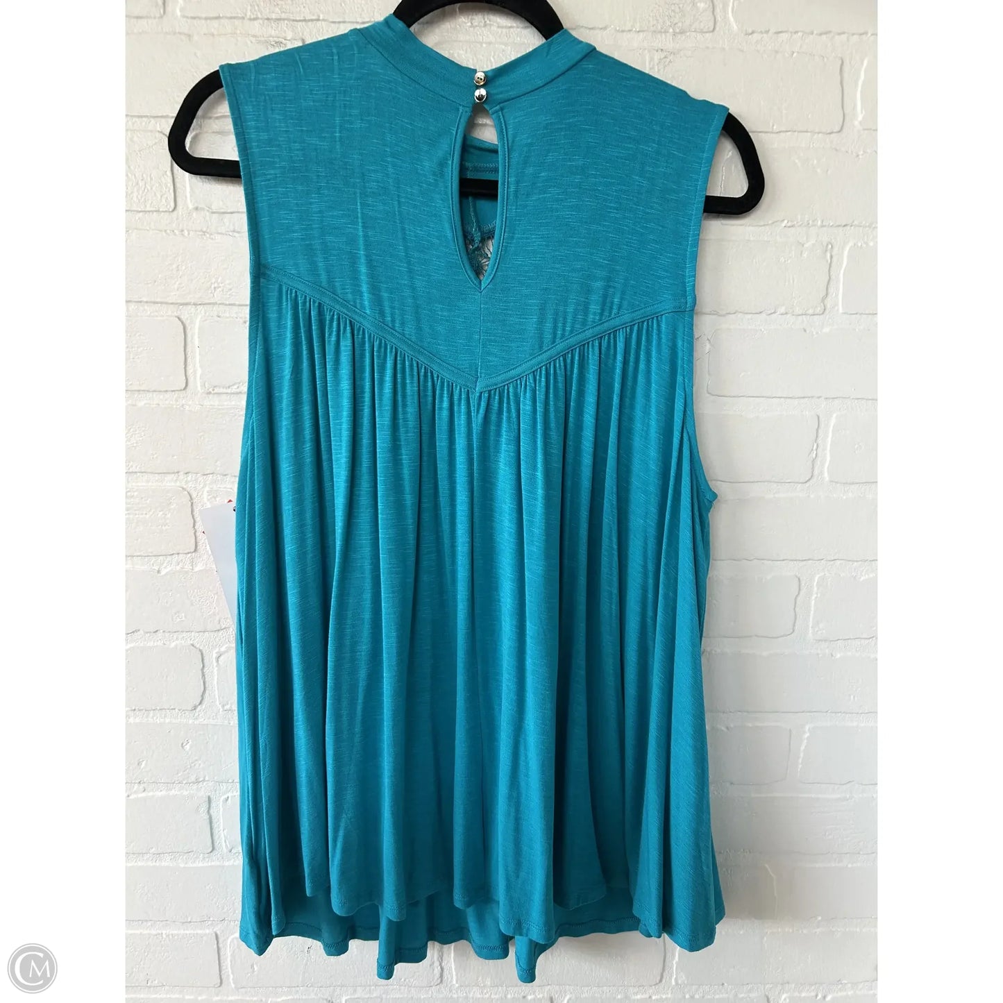 Top Sleeveless By Apt 9 In Blue, Size: Xl
