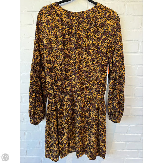 Dress Casual Short By White House Black Market In Black & Yellow, Size: M