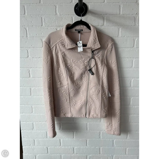 Jacket Other By Express In Cream, Size: L