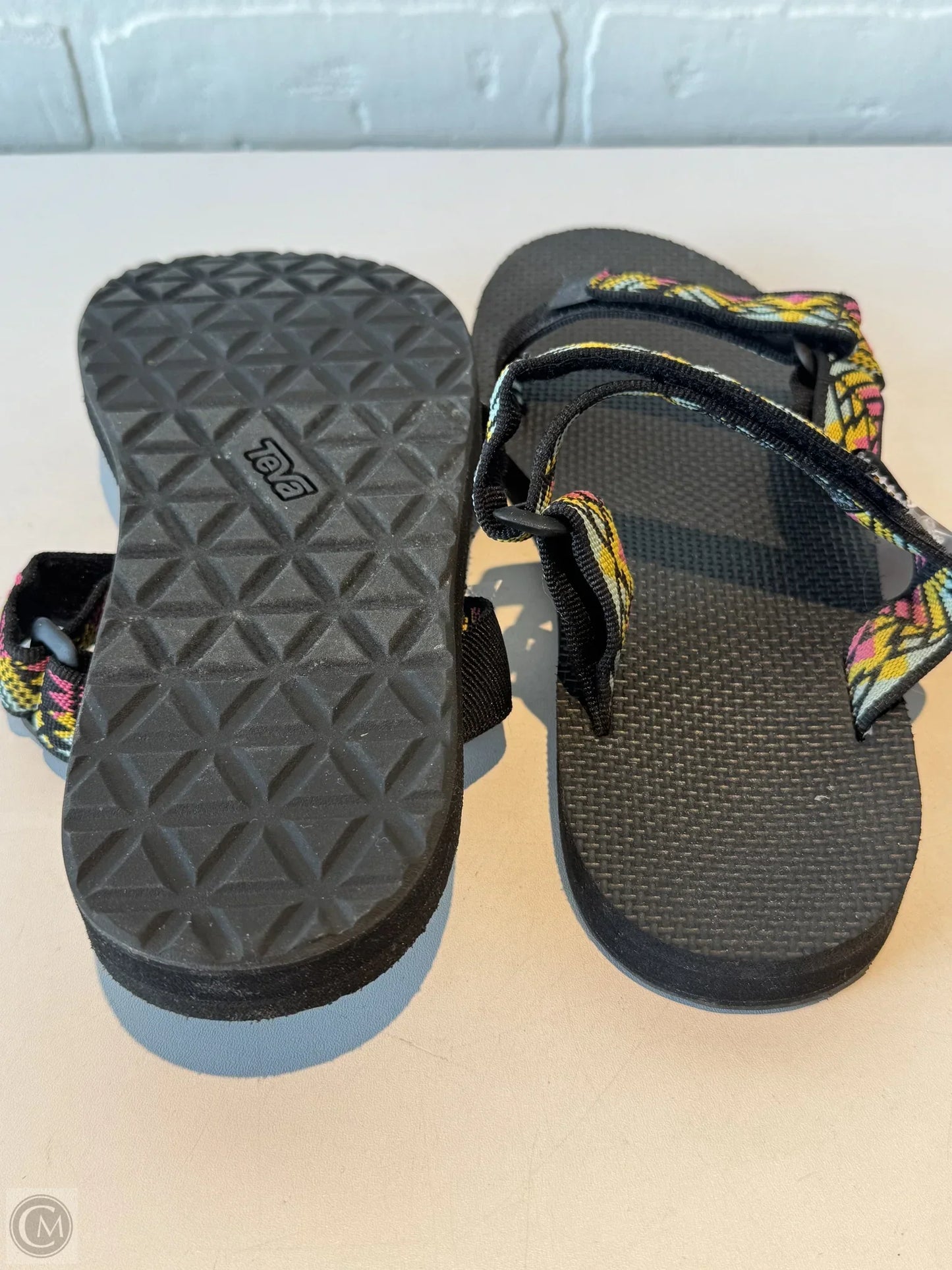 Sandals Flats By Teva In Black, Size: 9
