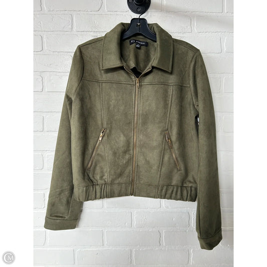 Jacket Moto By Blu Pepper In Green, Size: S