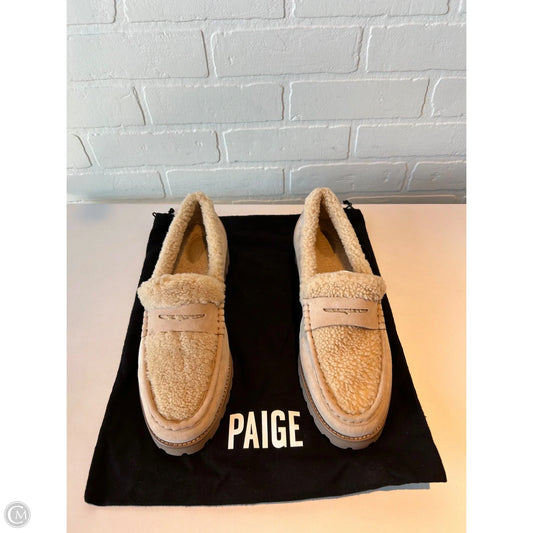 Shoes Flats By Paige In Tan, Size: 11