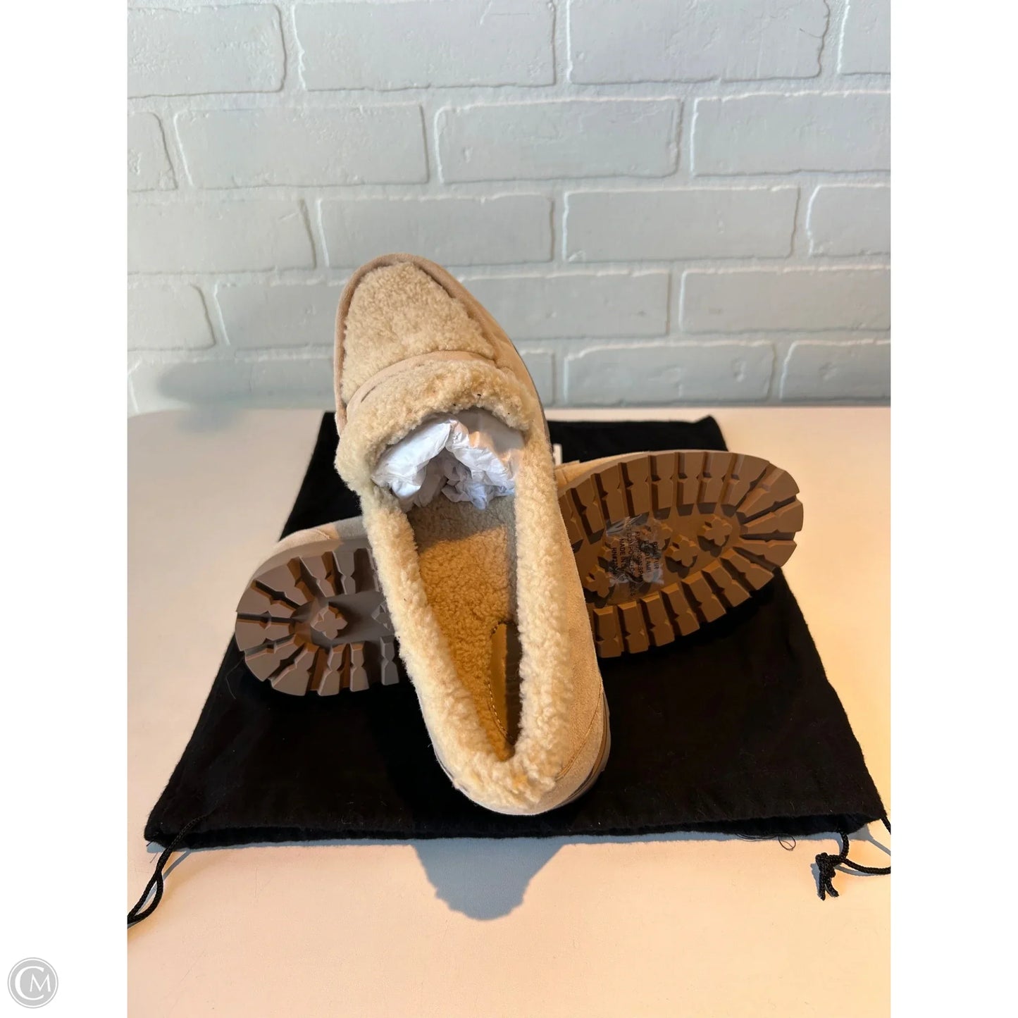 Shoes Flats By Paige In Tan, Size: 11
