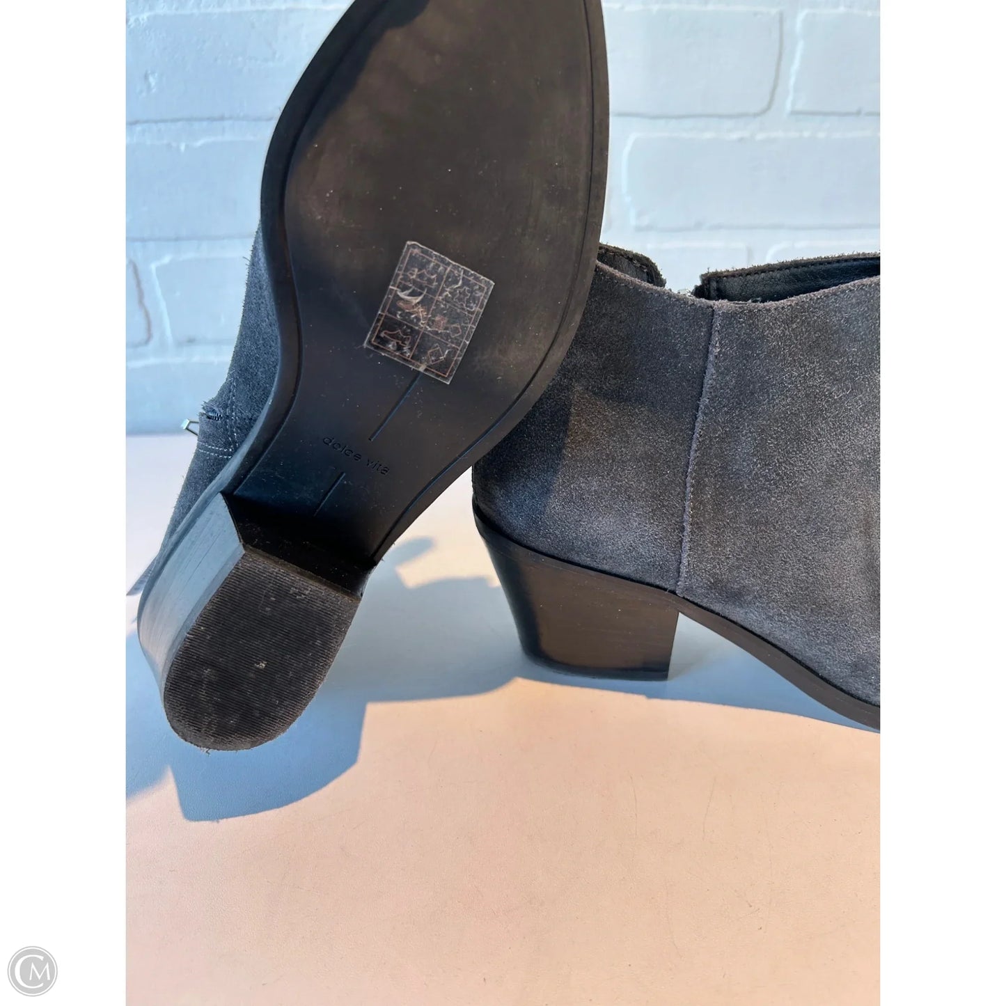 Boots Ankle Heels By Dolce Vita In Grey, Size: 7