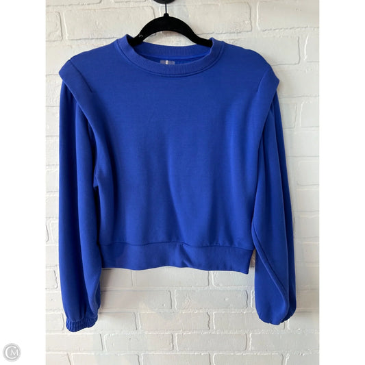 Sweatshirt Crewneck By Calia In Blue, Size: S