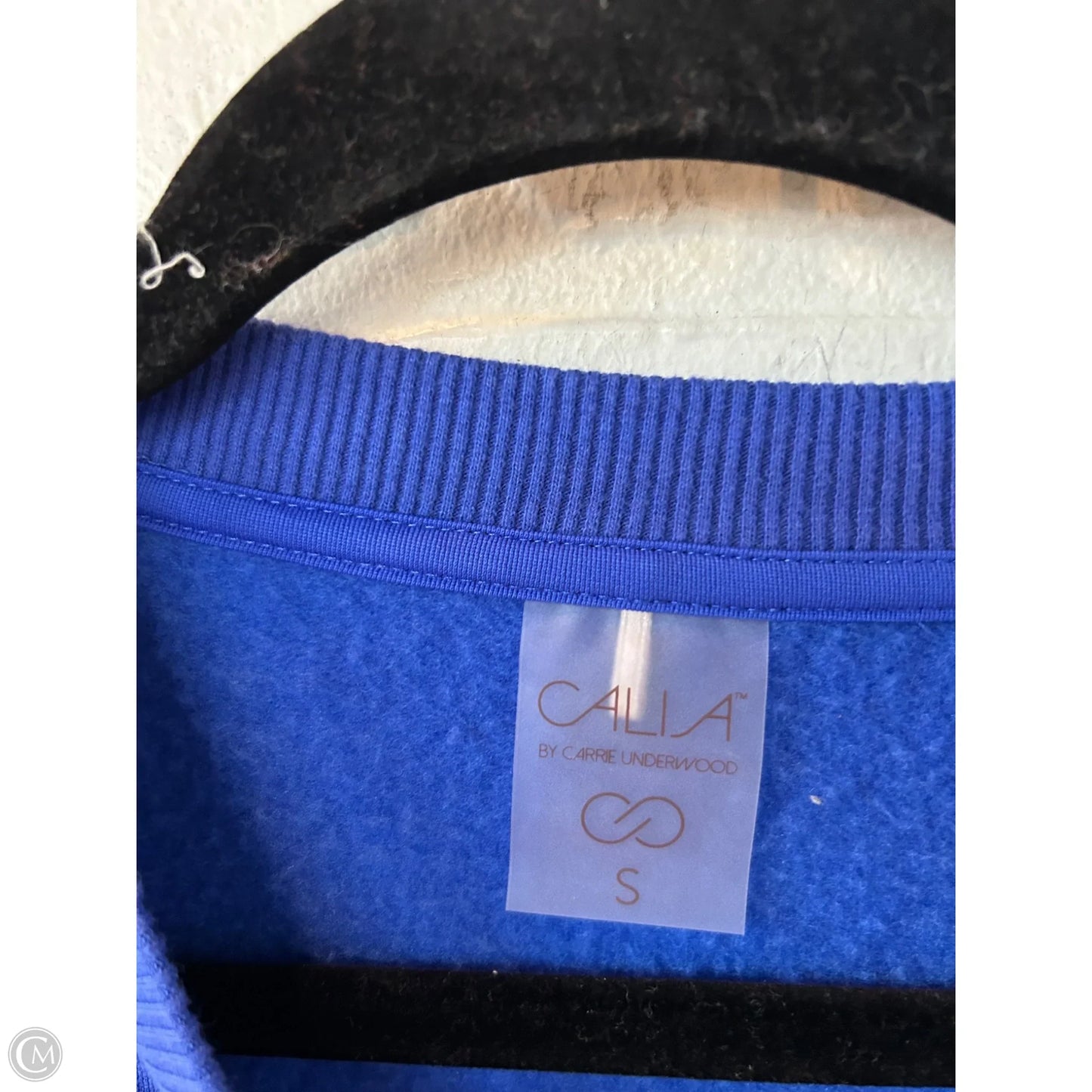 Sweatshirt Crewneck By Calia In Blue, Size: S