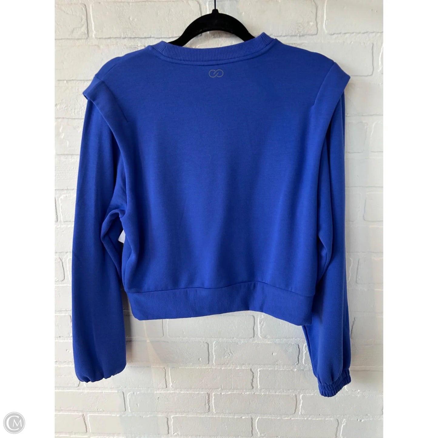 Sweatshirt Crewneck By Calia In Blue, Size: S