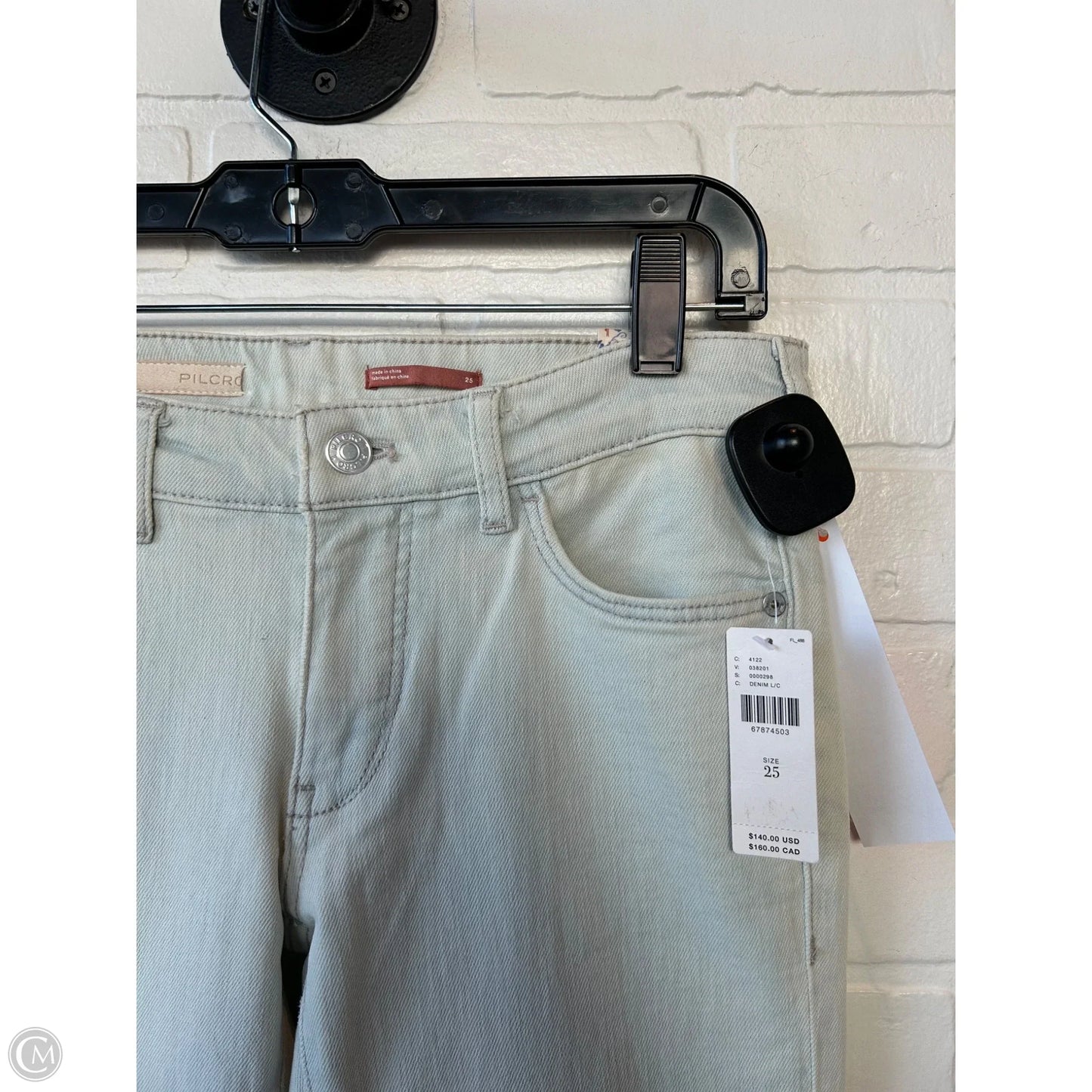 Jeans Flared By Pilcro In Blue Denim, Size: 2