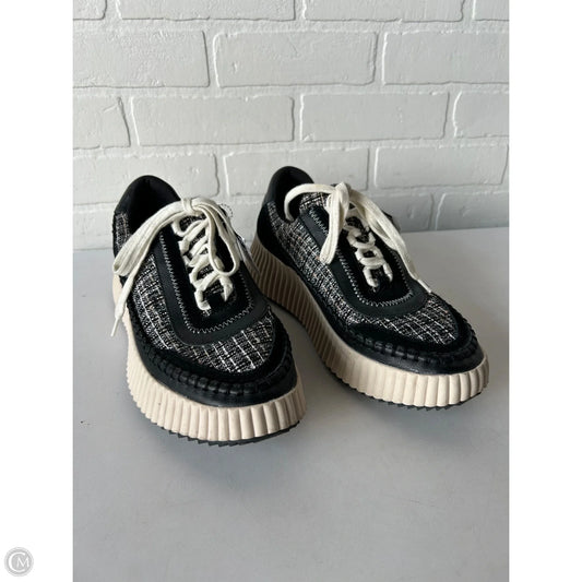 Shoes Sneakers By Dolce Vita In Black & Cream, Size: 10