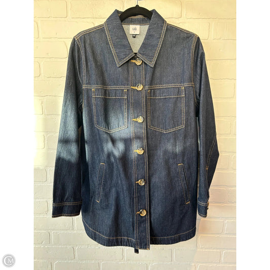 Jacket Denim By Cabi In Blue Denim, Size: M