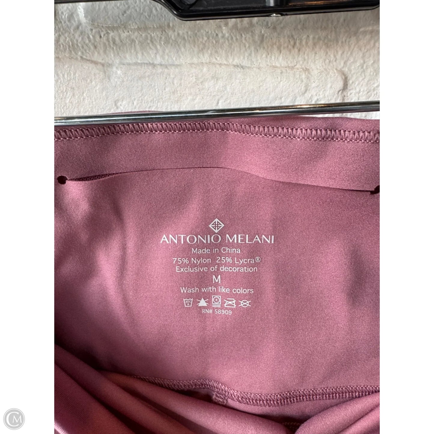 Athletic Leggings By Antonio Melani In Pink, Size: 8