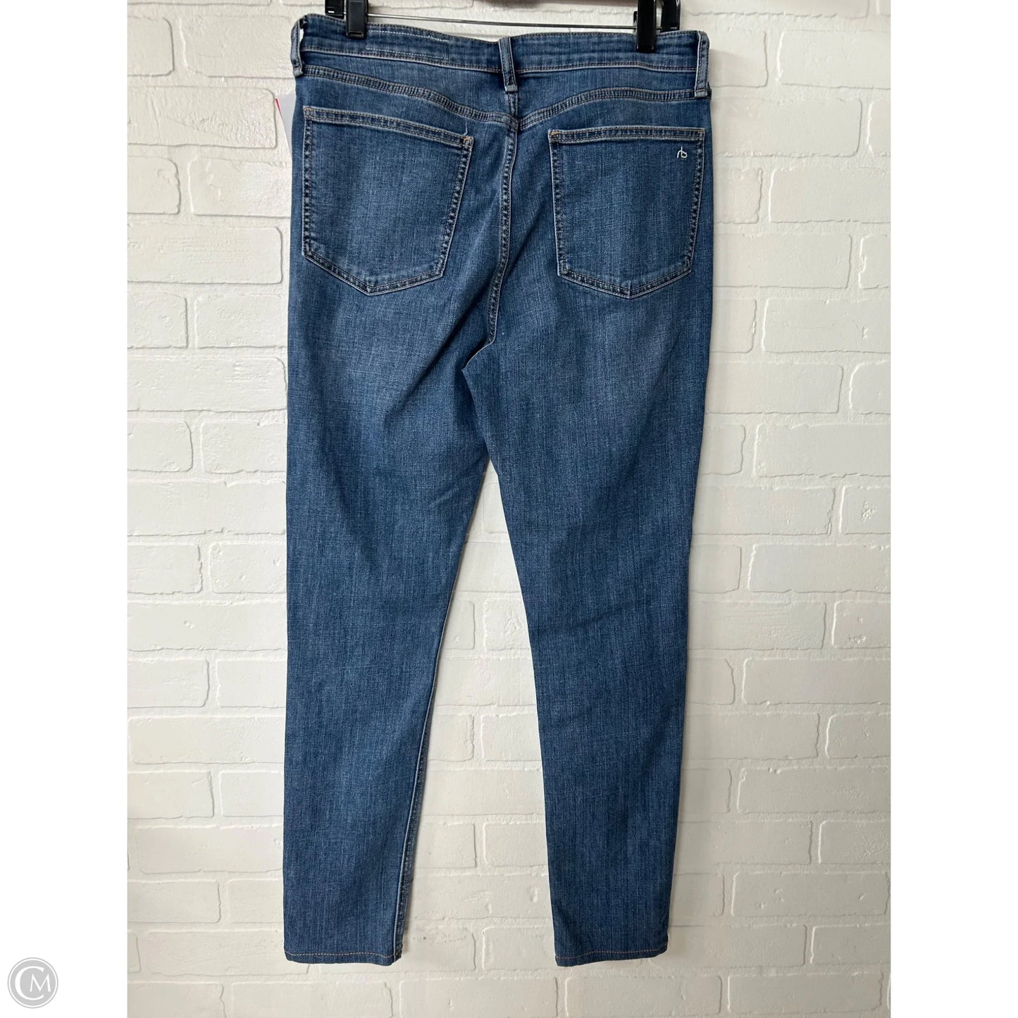 Jeans Skinny By Rag & Bones Jeans In Blue Denim, Size: 12