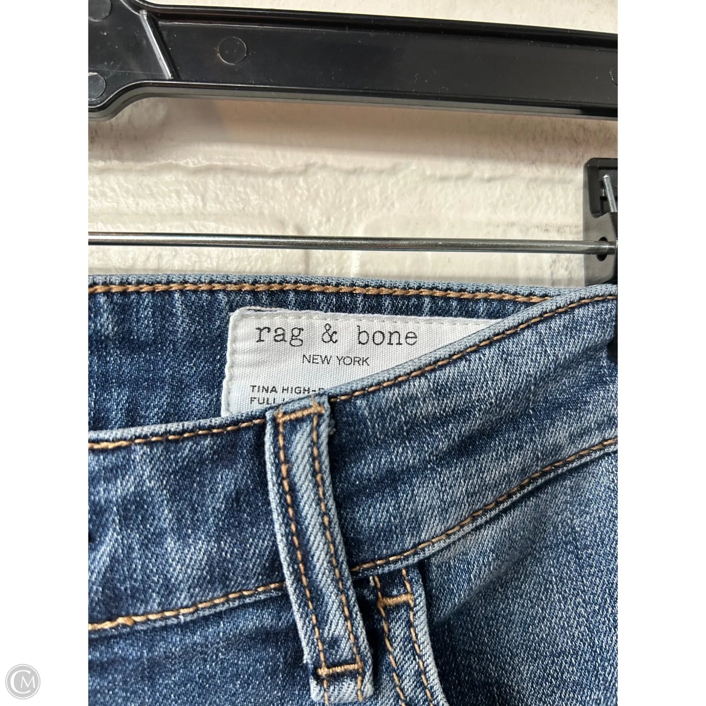 Jeans Skinny By Rag & Bones Jeans In Blue Denim, Size: 12