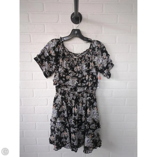 Dress Casual Short By Ee Some In Black & Grey, Size: S