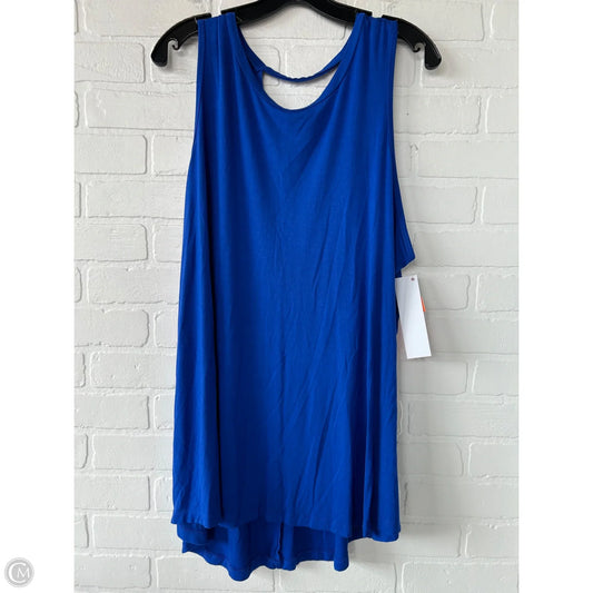 Top Sleeveless Basic By Lane Bryant In Blue, Size: 3x
