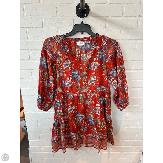 Dress Casual Short By Velvet In Orange, Size: Xs