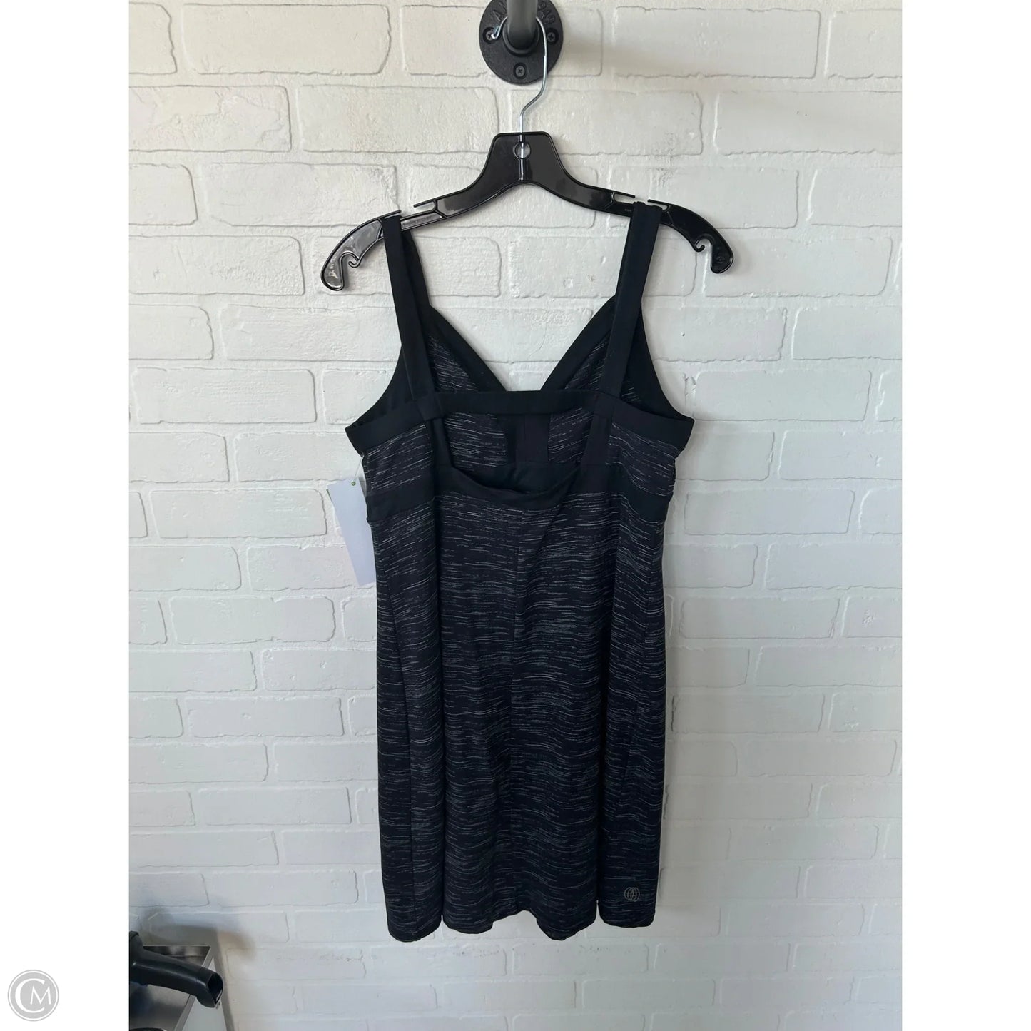 Athletic Dress By Balance Collection In Black & White, Size: M