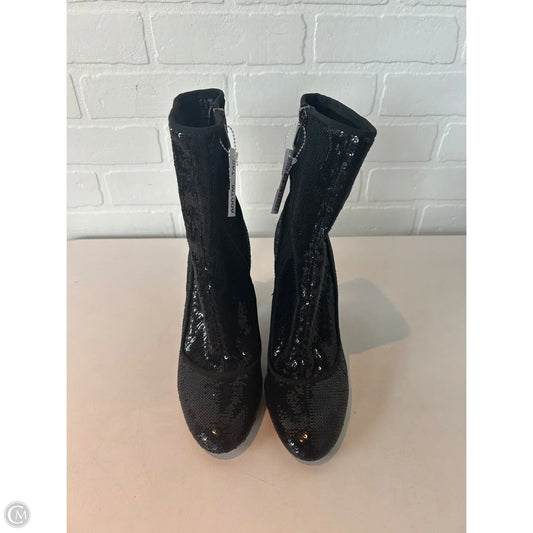 Boots Mid-calf Heels By Sam Edelman In Black, Size: 7.5