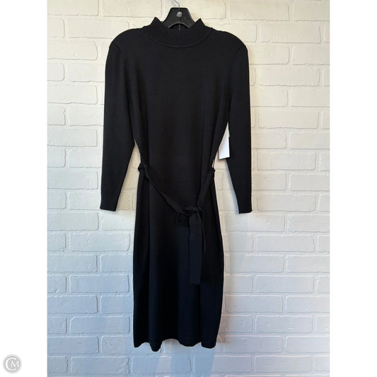 Dress Sweater By Calvin Klein In Black, Size: M